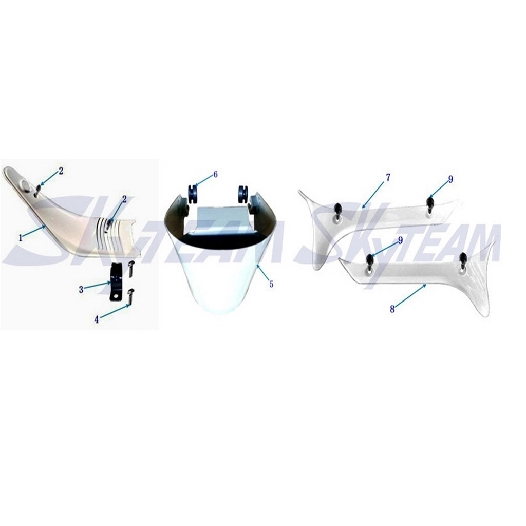 SKYTEAM BUBBLY DIS GRENAJ ON IC PANEL BEYAZ #ST125BB F2301 BY